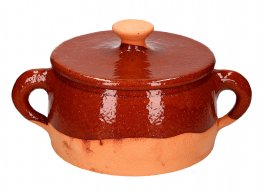 Casseruola con manici e Coperchio dalla parete Bombata - 1