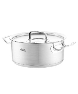 Casseruola Bassa con Coperchio in Acciaio - Original-Profi Collection® - 1