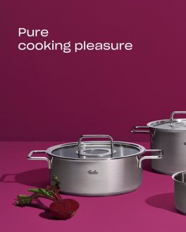 Casseruola in Acciaio con Coperchio in Vetro - Phi Collection - 9