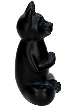 Statuetta Gatto in Meditazione - Cat in Meditation - 4