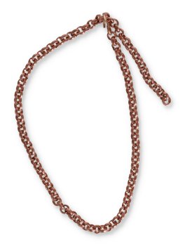 Cavigliera Regolabile in Rame con Catena Tonda Fine - 2