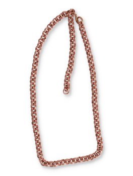 Cavigliera Regolabile in Rame con Catena Tonda Fine - 4