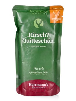 Cervo con Patate e Mela Cotogna per Cani - 1