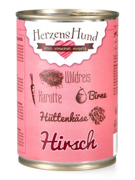 Cervo con Riso Selvatico per Cani Adulti - 1