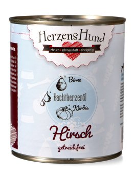 Cervo con Zucca Bio Senza Cereali per Cani - 800g - 1