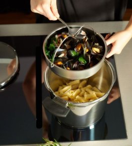 Cestello non Perforato e Treppiede per Pentola a Pressione Vitavit® Fissler - 6