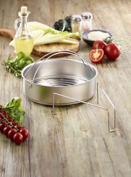 Cestello Perforato e Treppiede per Pentola a Pressione Vitavit® Fissler - 6