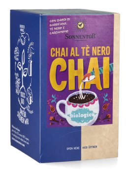 Chai al Tè Nero con Chiodi di Garofano e Cardamomo Bio - 1