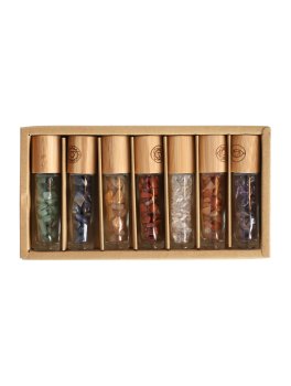 Chakra Set 7 Mini Roll On con Pietre - 4
