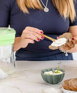 Cheese Maker - Kit per l'Autoproduzione del Formaggio di Kefir - Piccolo - 6