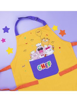 Chefclub - Grembiule Giallo per Bambini - 6