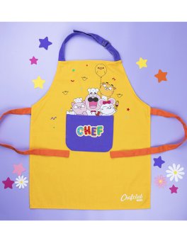 Chefclub - Grembiule Giallo per Bambini - 5