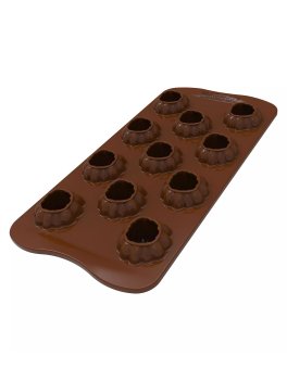 Choco Delica Halloween - Stampini in Silicone per Cioccolatini Zucche 3D - 3