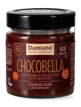 Chocobella Noir - Crema Spalmabile alle Nocciole e Cacao Bio - 1