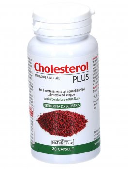 Cholesterol Plus - Integratore a base di Cardo Mariano, Riso Rosso e Berberis