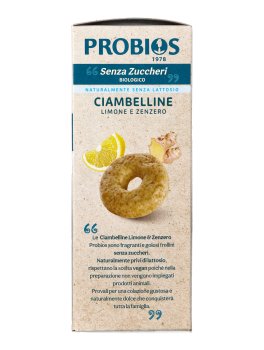 Ciambelline Limone e Zenzero Biologiche - Senza Zuccheri - 2