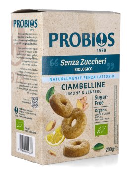 Ciambelline Limone e Zenzero Biologiche - Senza Zuccheri - 1