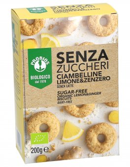 Ciambelline Limone e Zenzero - Senza Zuccheri