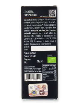 Cioccolato di Modica IGP (70%) con Carruba e Zenzero - 2