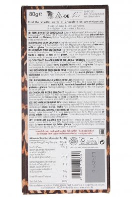 Tavoletta di Cioccolato Fondente Bio - 2