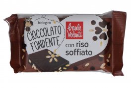 Cioccolato Fondente con Riso Soffiato