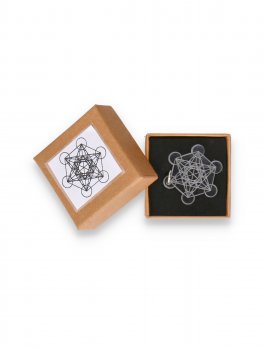 Ciondolo Cubo di Metatron - Plexiglass - 1