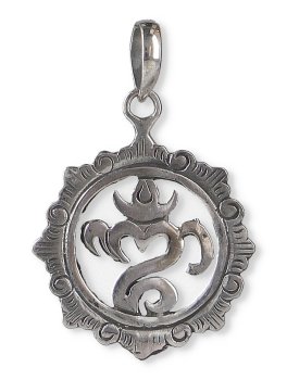 Ciondolo in Argento Om - 1