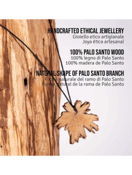 Ciondolo in Legno di Palo Santo - 6