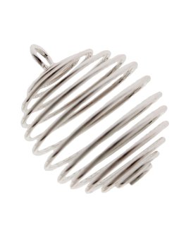Ciondolo Spirale Tuffata in Argento - 1