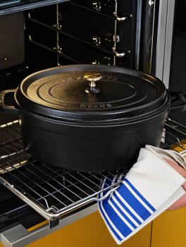 Cocotte Ovale in Ghisa con Coperchio - 7