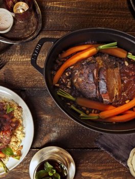 Cocotte Ovale in Ghisa con Coperchio - 6