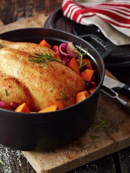 Cocotte Rotonda in Ghisa con Coperchio Staub - 8