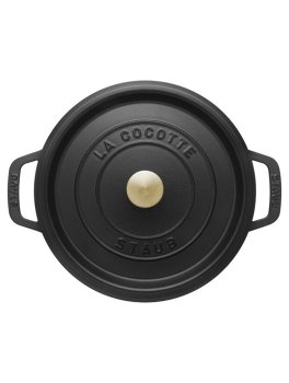 Cocotte Rotonda in Ghisa con Coperchio - 24 cm - 3