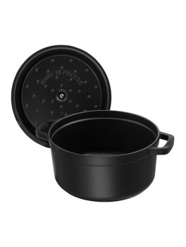 Cocotte Rotonda in Ghisa con Coperchio - 24 cm - 2