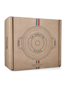 Cocotte Rotonda in Ghisa con Coperchio - 24 cm - 14