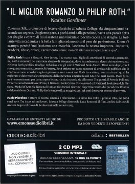 Cofanetto Audiolibri Philip Roth - 5 Cd Mp3 — Audiolibro - 6