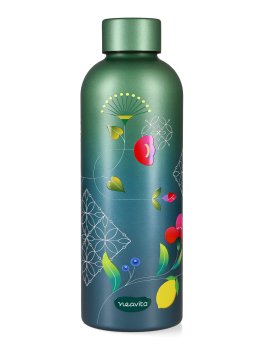 Cofanetto con 6 Filtri Tisana Bio e Bottiglia Thermos "Giardini Mediterranei" - 1