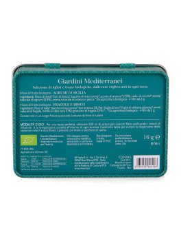 Cofanetto "Giardini Mediterranei" Selezione di Infusi e Tisane Biologiche - 6