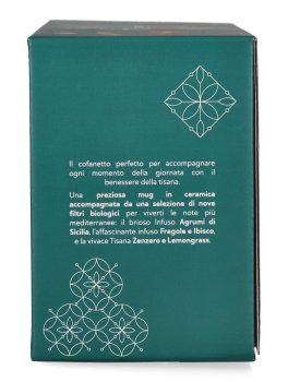 Cofanetto "Giardini Mediterranei" Selezione di Infusi e Tisane Biologiche con Tazza - 7