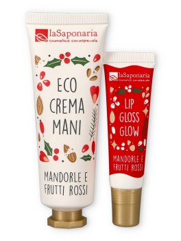 Cofanetto Glow Mandorle & Frutti Rossi La Saponaria - 4