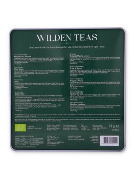 Cofanetto in Latta 9 Scomparti  "Wilden Teas" con 36 Tisane Bio - 4