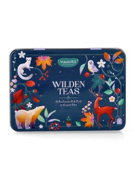 Cofanetto in Latta "Wilden Teas" 2 Scomparti con 8 Infusi Biologici - 2