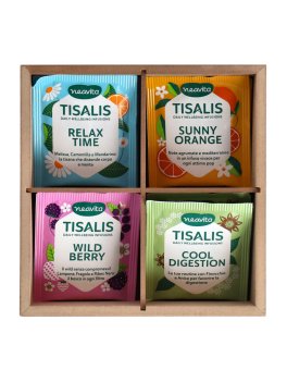 Cofanetto in Legno "All Day Wellbeing" - 4 Scomparti 20 Tisane Bio - 5