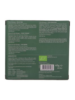 Cofanetto in Legno "All Day Wellbeing" - 4 Scomparti 20 Tisane Bio - 6