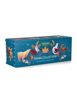 Cofanetto in Legno con 3 Scomparti e Tisane alla Frutta Biologiche - Ottanio - 6
