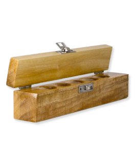 Cofanetto in legno con 5 Geometrie Sacre di Platone - 3