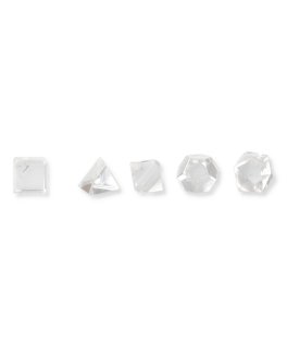 Cofanetto in legno con 5 Geometrie Sacre di Platone - 5