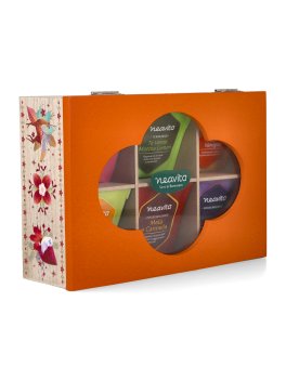 Cofanetto in Legno con 6 Scomparti e 30 Tisane e Infusi Biologici - 2