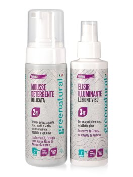 Cofanetto Linea Viso "Lumina" con Mousse Detergente e Elisir Illuminante - 2
