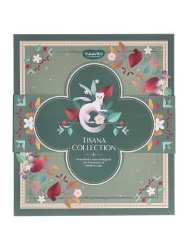 Cofanetto Quadrato "Tisana Collection" con 27 Tisane Biologiche - Verde - 2